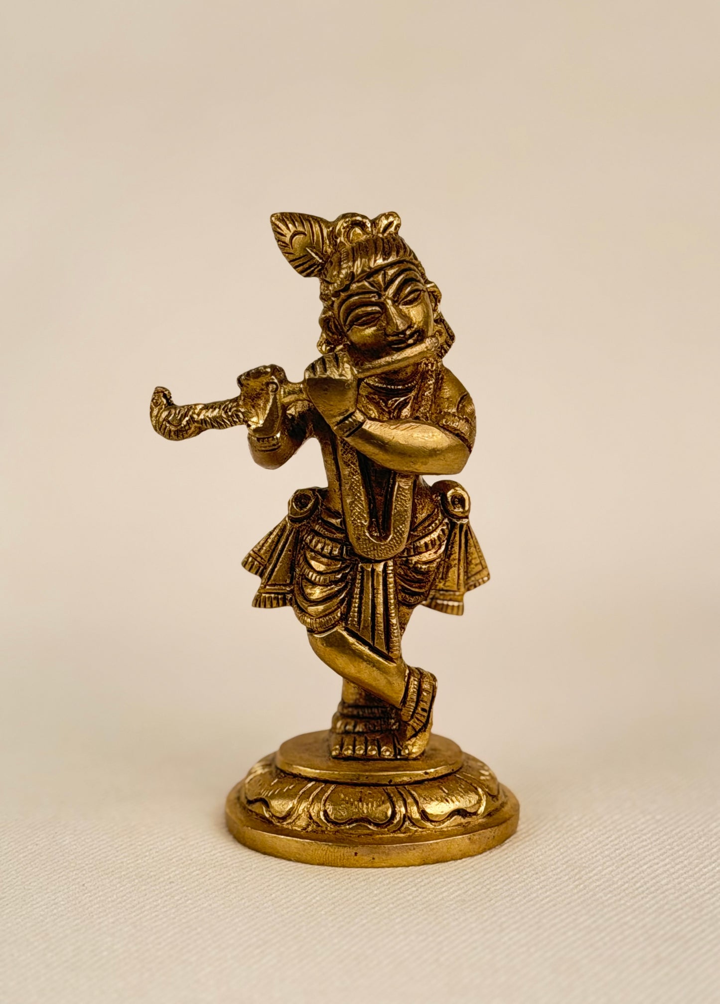 Metal Krishna Statue – Small