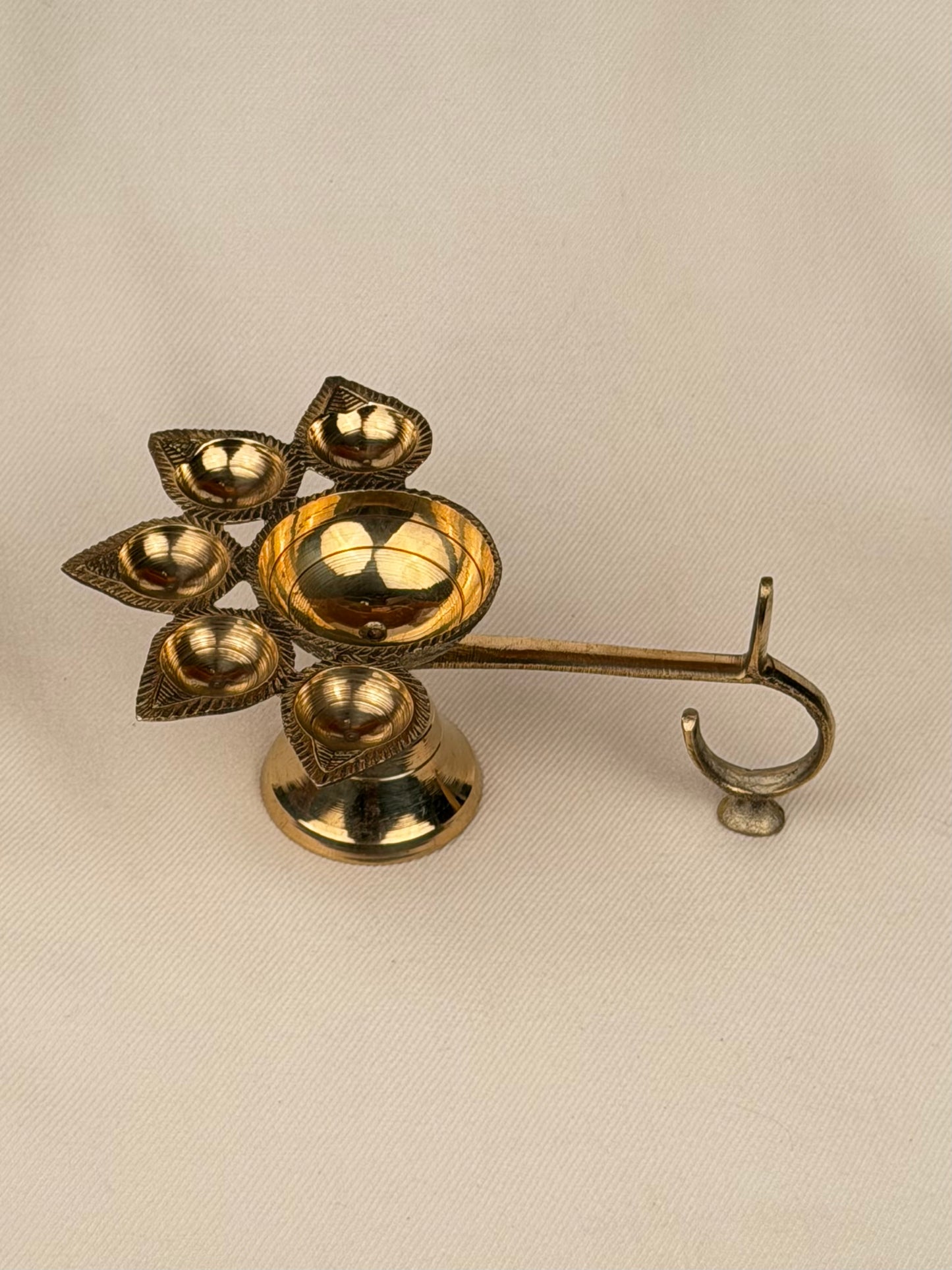 Five-Wick Ghee Lamp