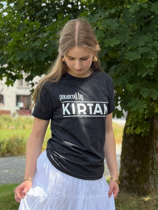 "Powered by Kirtan" T-Shirt