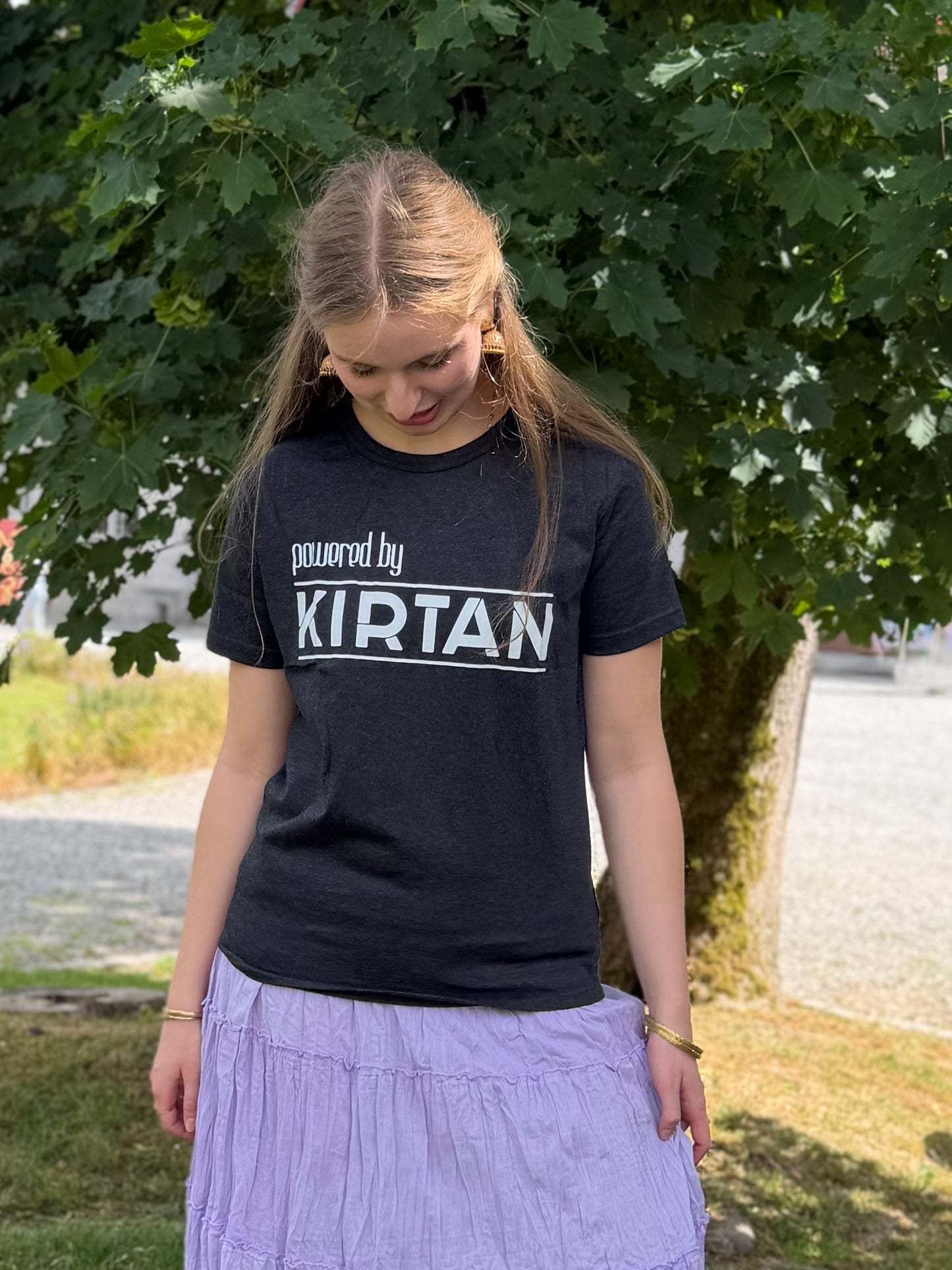"Powered by Kirtan" T-Shirt