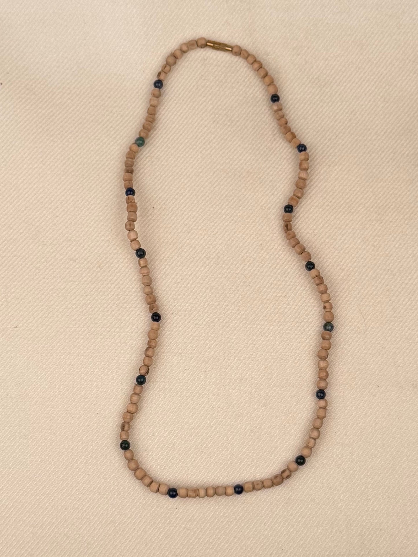 Tulasi Necklace with Coloured Beads