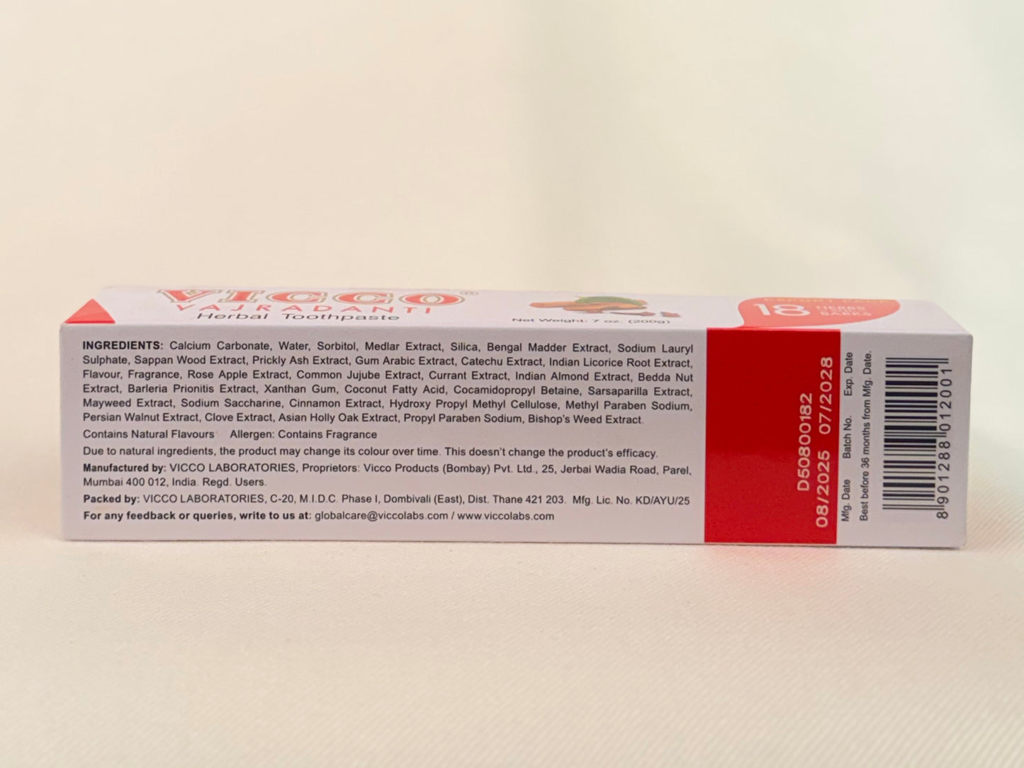 Vicco Vajradanti Ayurvedic Toothpaste