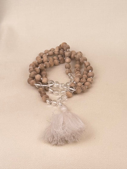 Tulasi and Gemstone Japa Mala — 108 Beads