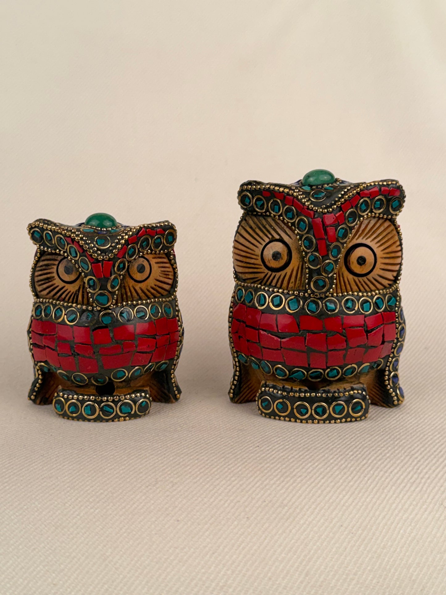 Mosaic Wood Owl