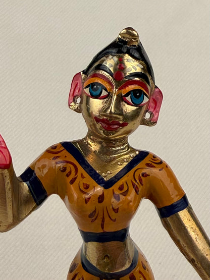 Radha Krishna Deity Set — Hand-Painted
