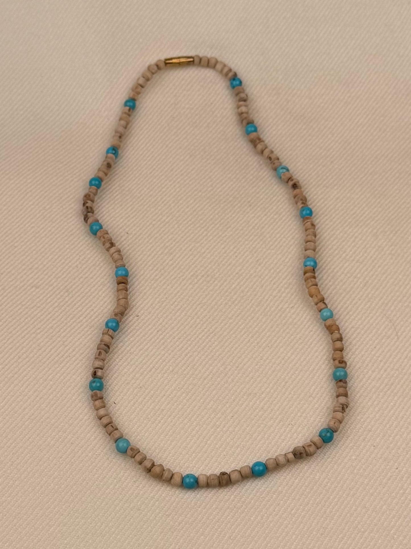 Tulasi Necklace with Coloured Beads
