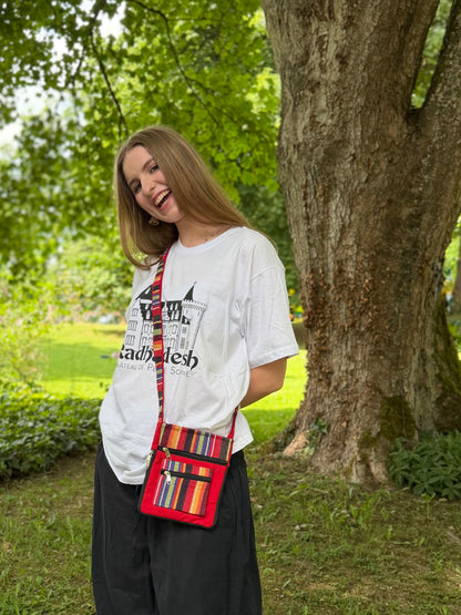 Striped Sling Bag