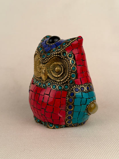 Metal Mosaic Owl