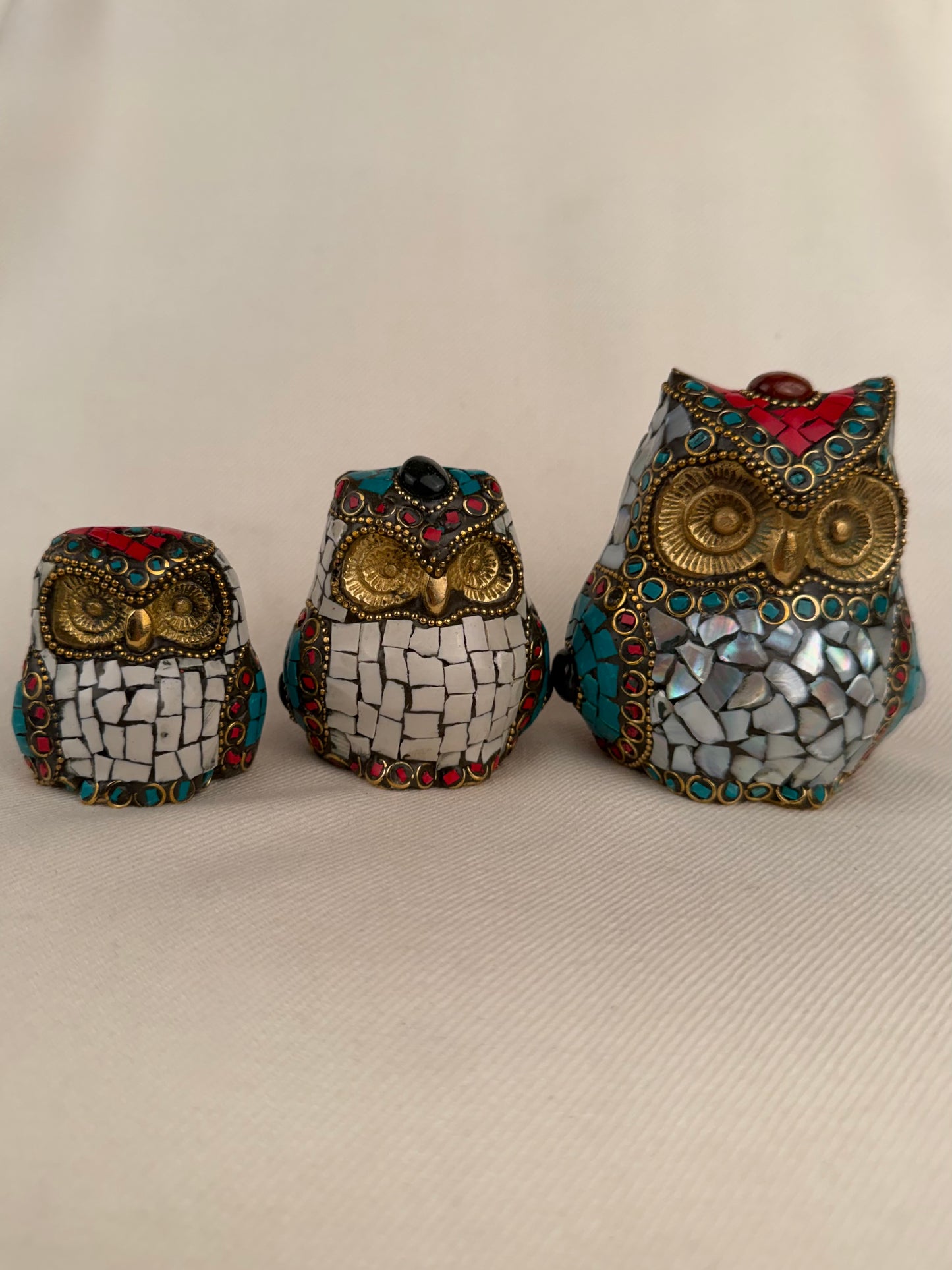Metal Mosaic Owl