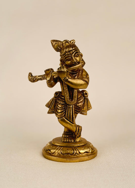 Metal Krishna Statue – Small