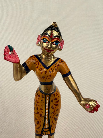 Radha Krishna Deity Set — Hand-Painted