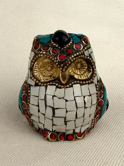 Metal Mosaic Owl