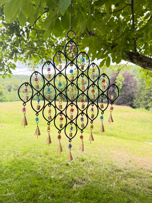 Decorative Hanging with Beads and Bells