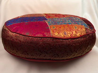 Round Patchwork Floor Cushion