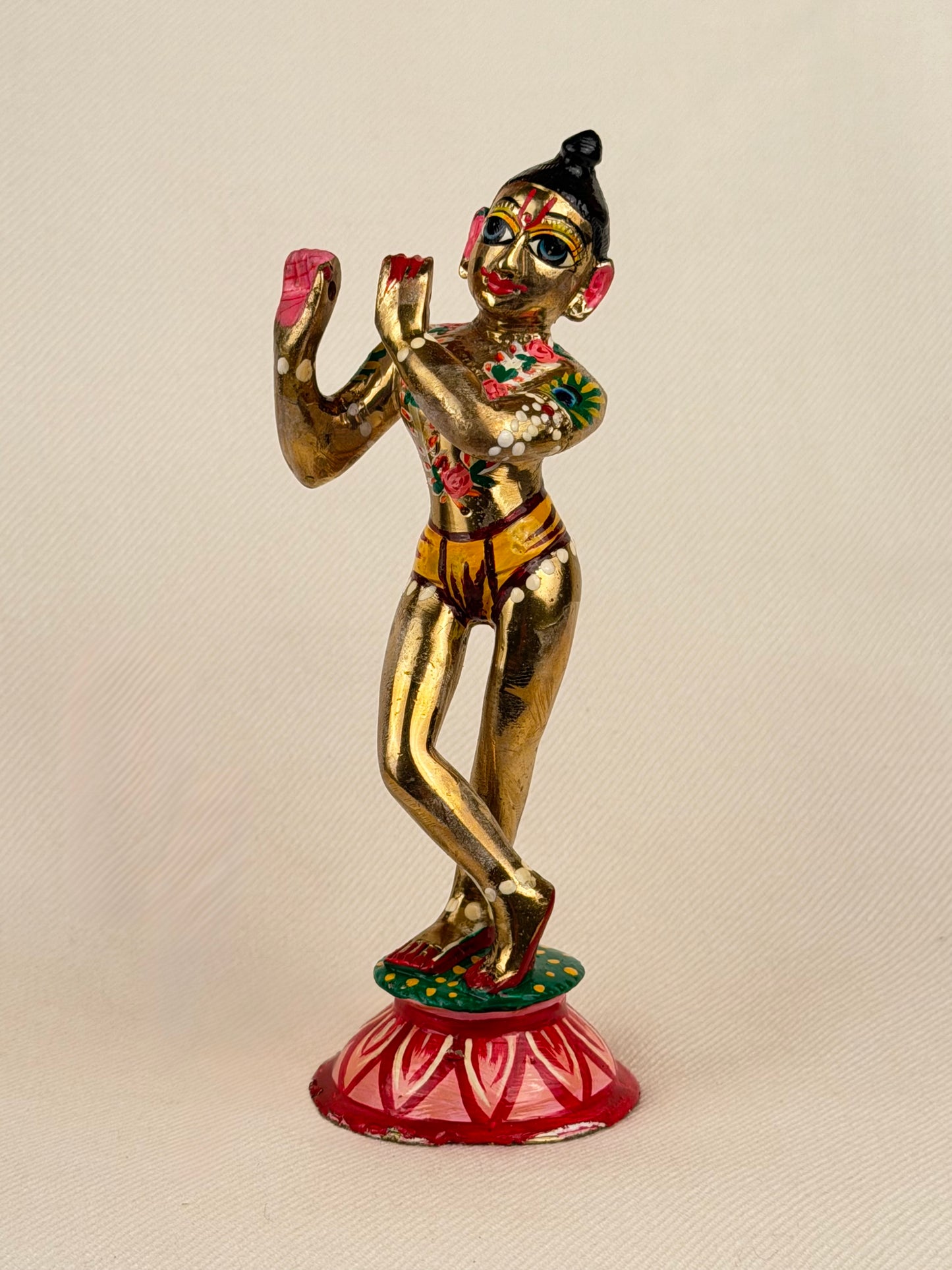 Radha Krishna Deity Set — Hand-Painted