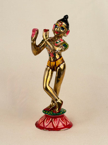 Radha Krishna Deity Set — Hand-Painted