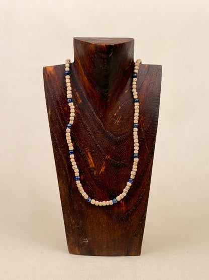 Tulasi Necklace with Coloured Beads