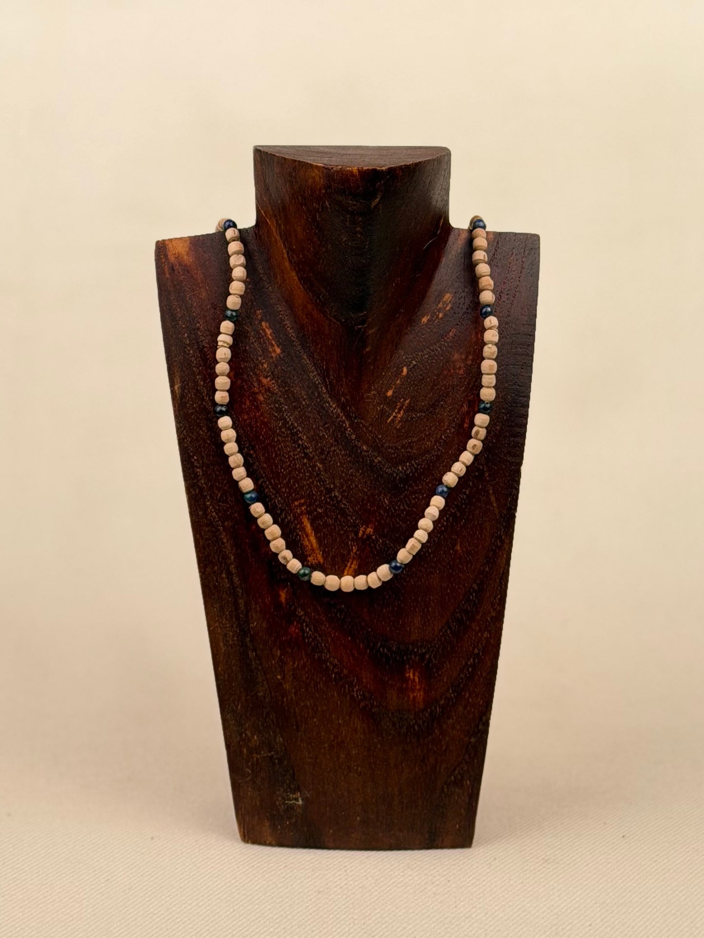 Tulasi Necklace with Coloured Beads