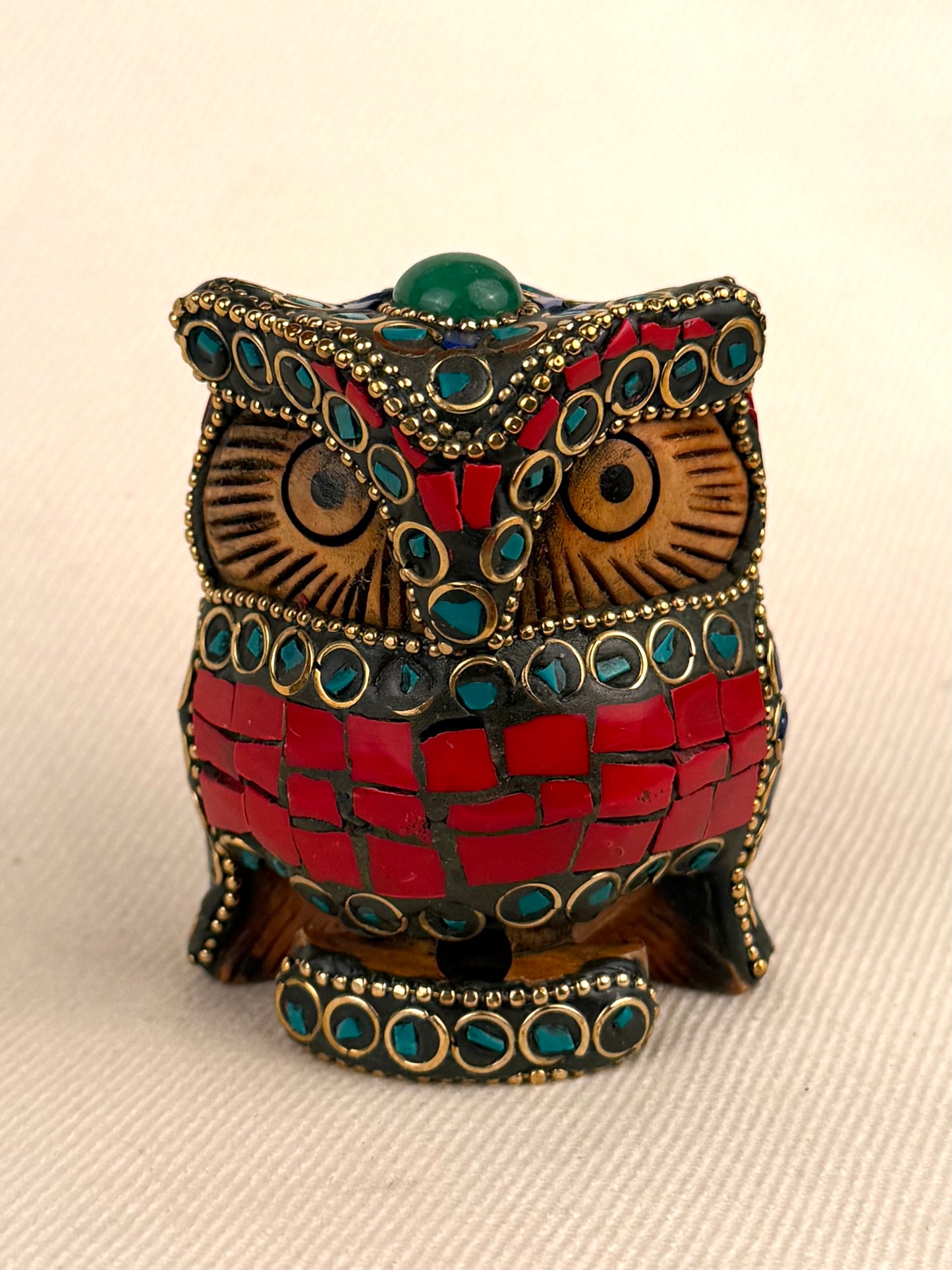 Mosaic Wood Owl