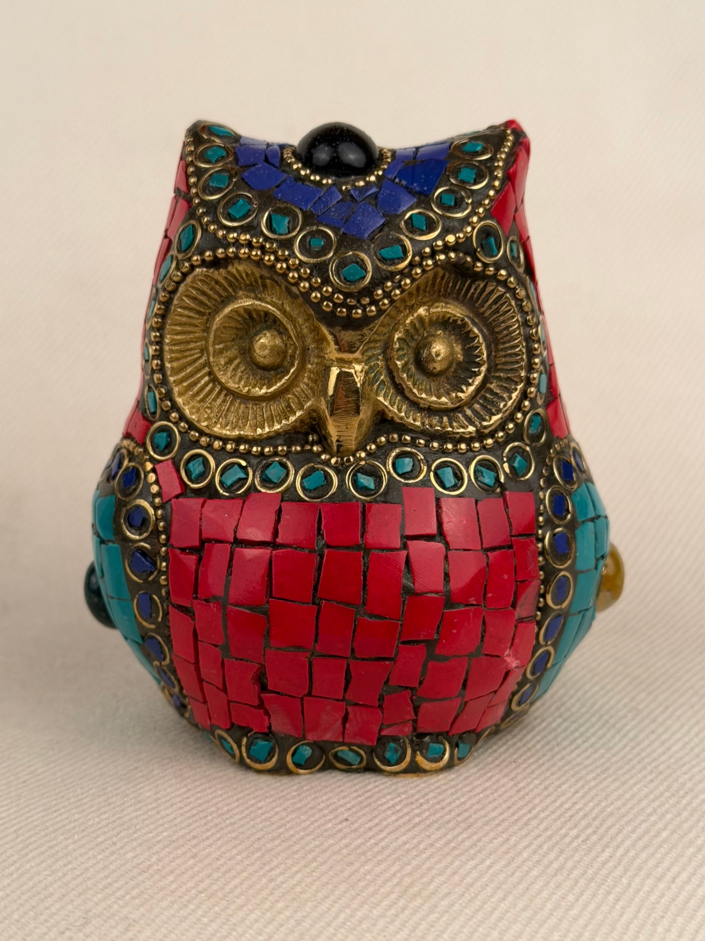 Metal Mosaic Owl