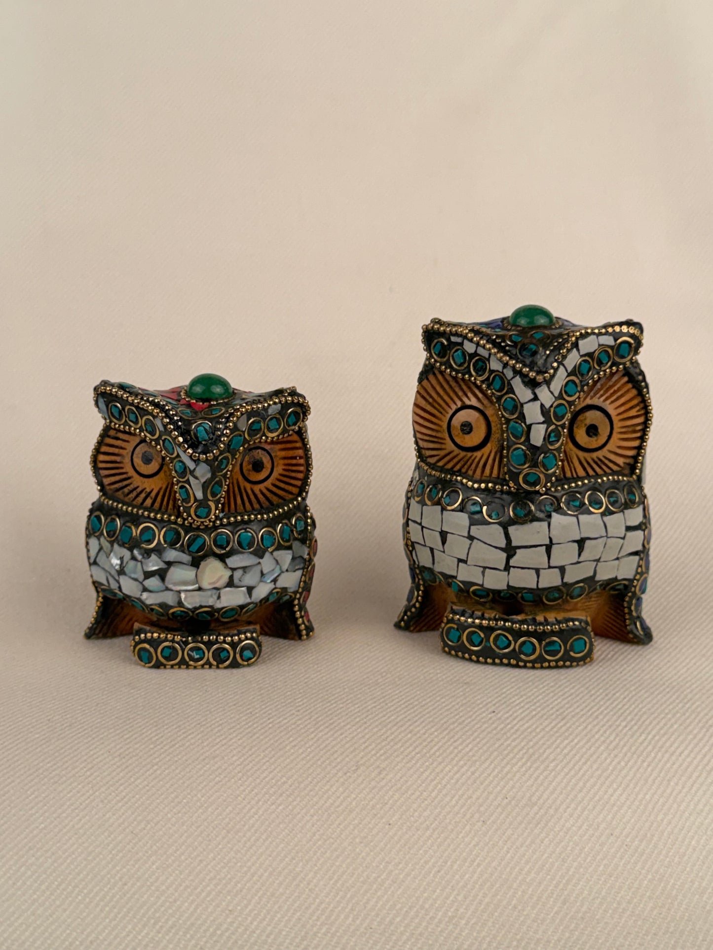 Mosaic Wood Owl