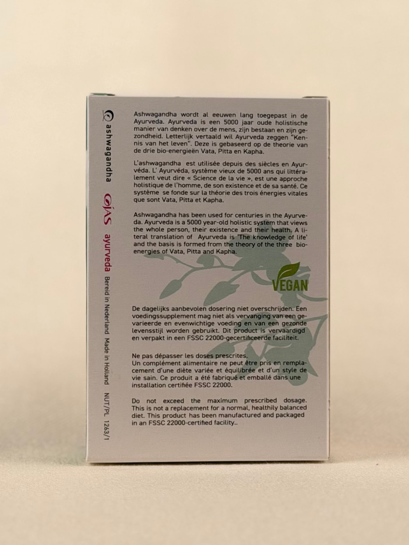 Ashwagandha Ojas — 60 Capsules