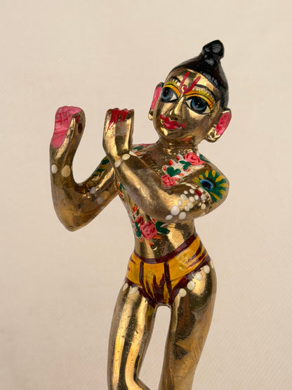 Radha Krishna Deity Set — Hand-Painted