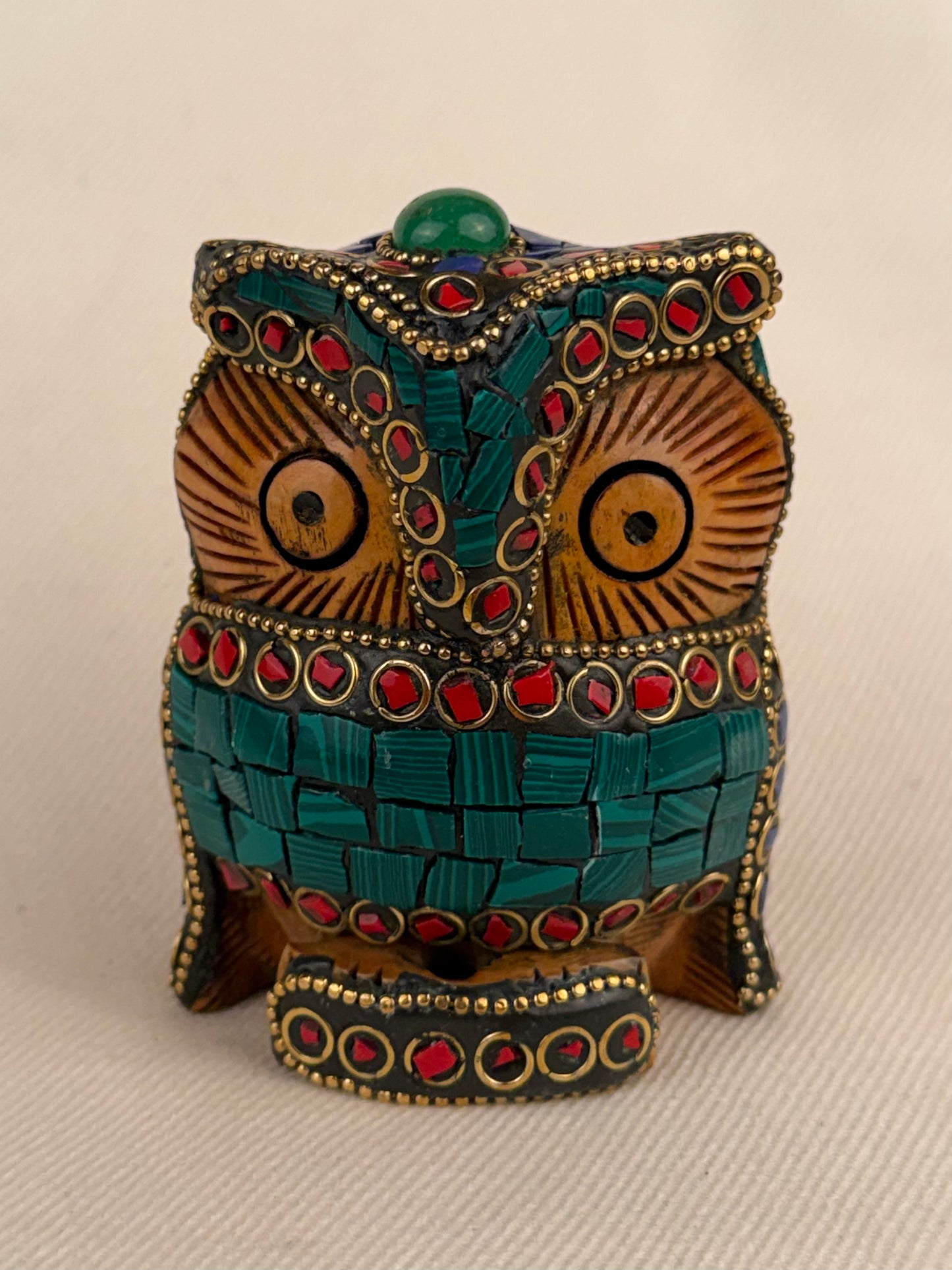 Mosaic Wood Owl