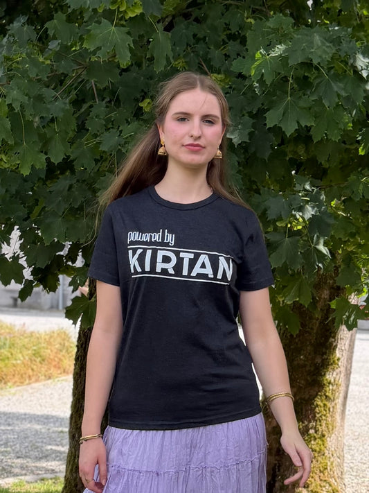 "Powered by Kirtan" T-Shirt