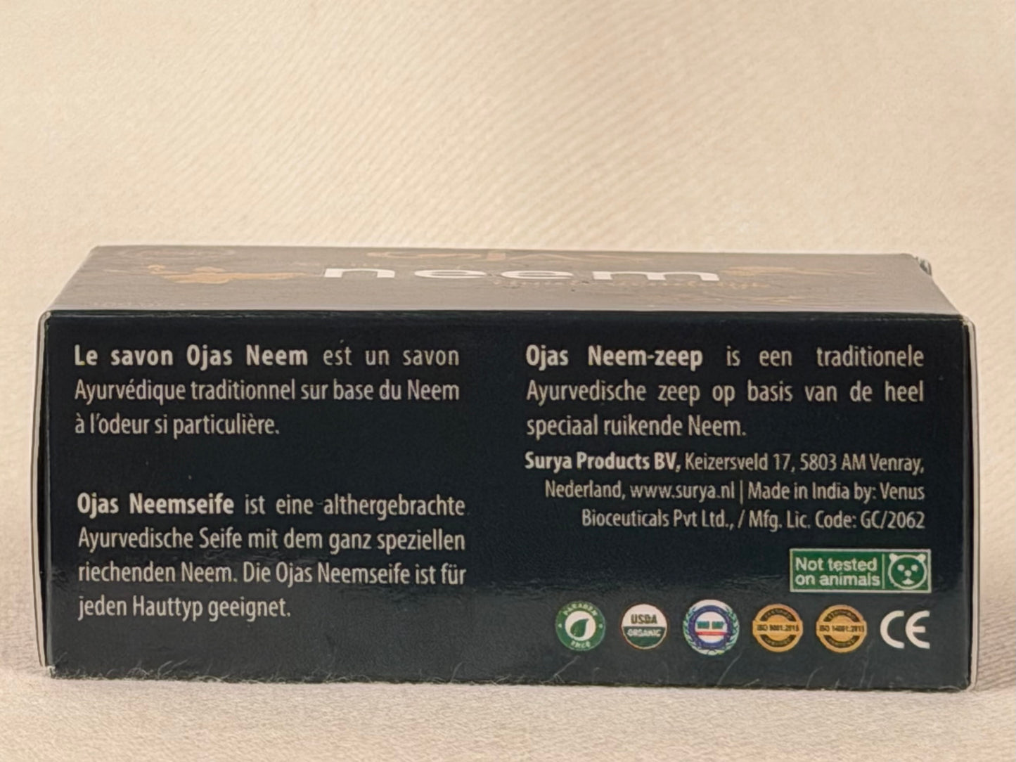 Neem Soap — Ojas