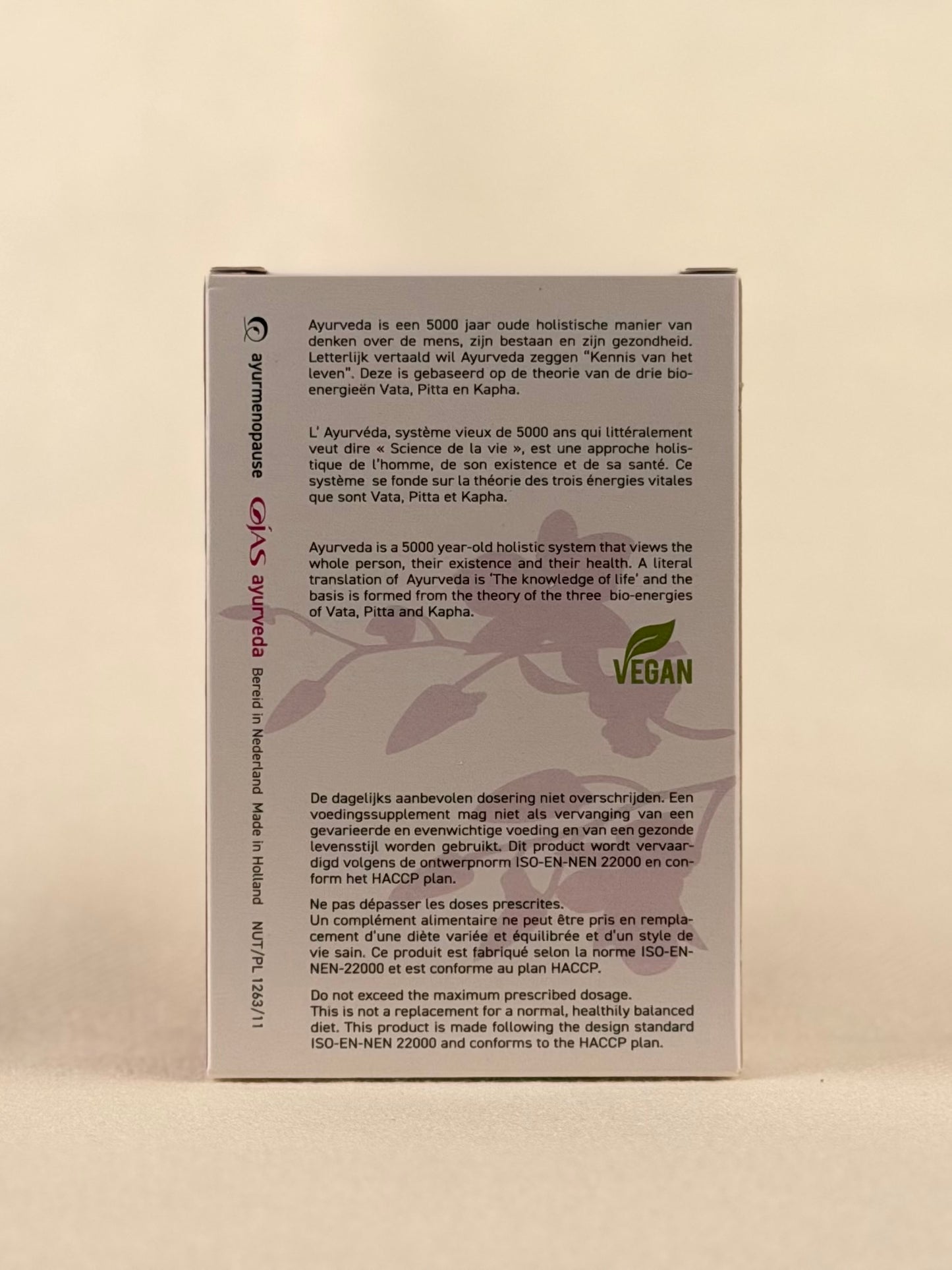 Ayurménopause Ojas — 60 Capsules