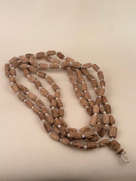 Tulasi Wood Japa Mala — 108 Beads