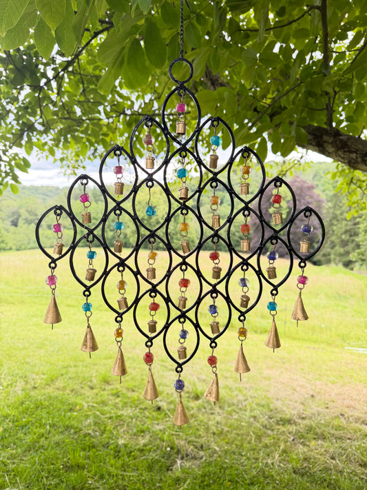 Decorative Hanging with Beads and Bells