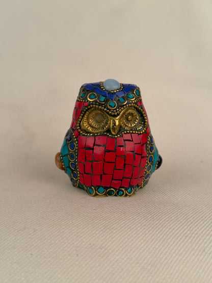 Metal Mosaic Owl