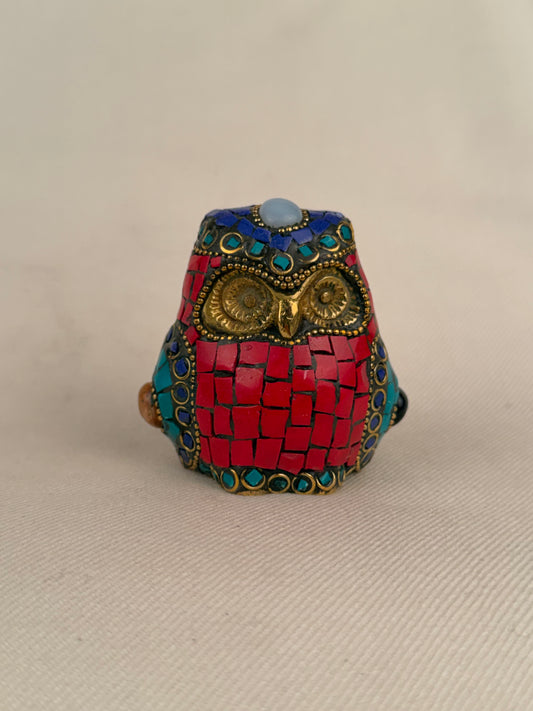 Metal Mosaic Owl