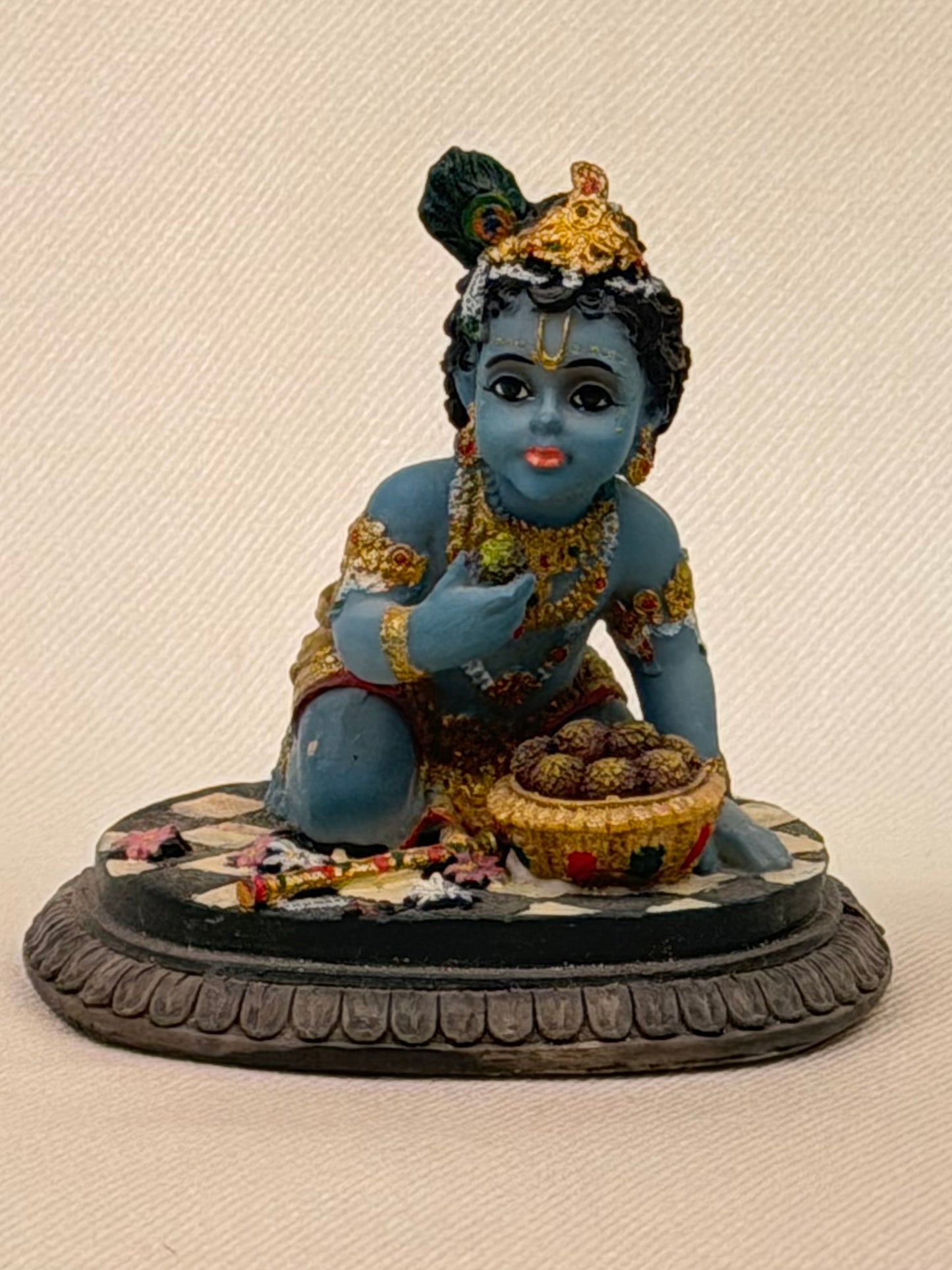 Laddu Gopal Resin Statue