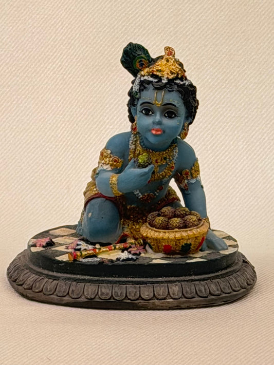 Laddu Gopal Resin Statue