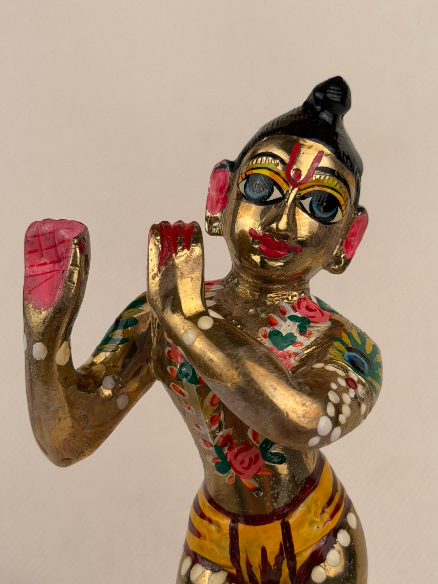 Radha Krishna Deity Set — Hand-Painted