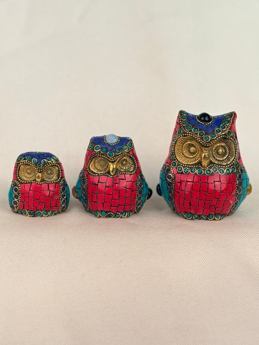 Metal Mosaic Owl