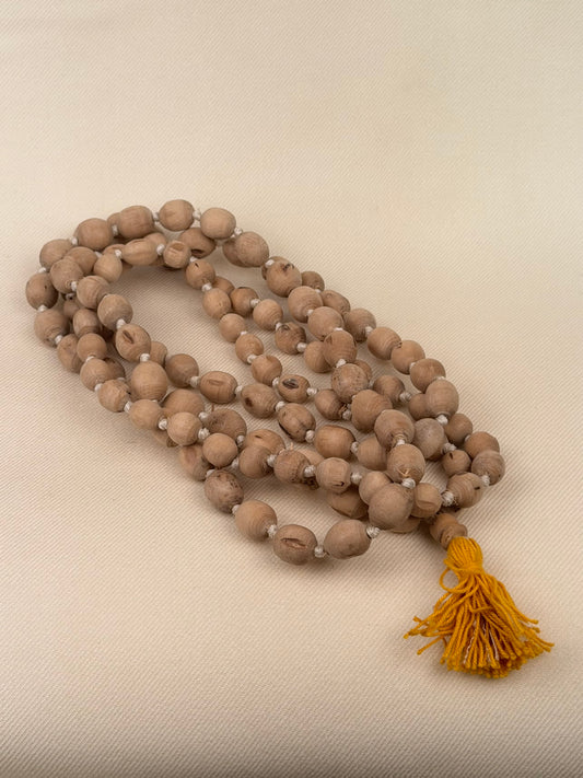 Tulasi Wood Japa Mala — 108 Beads