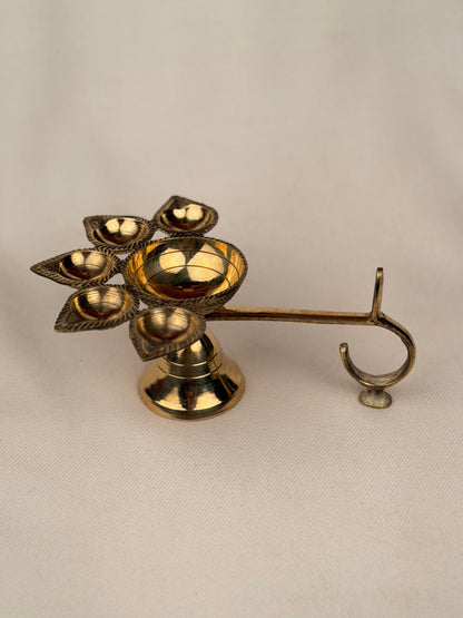 Five-Wick Ghee Lamp