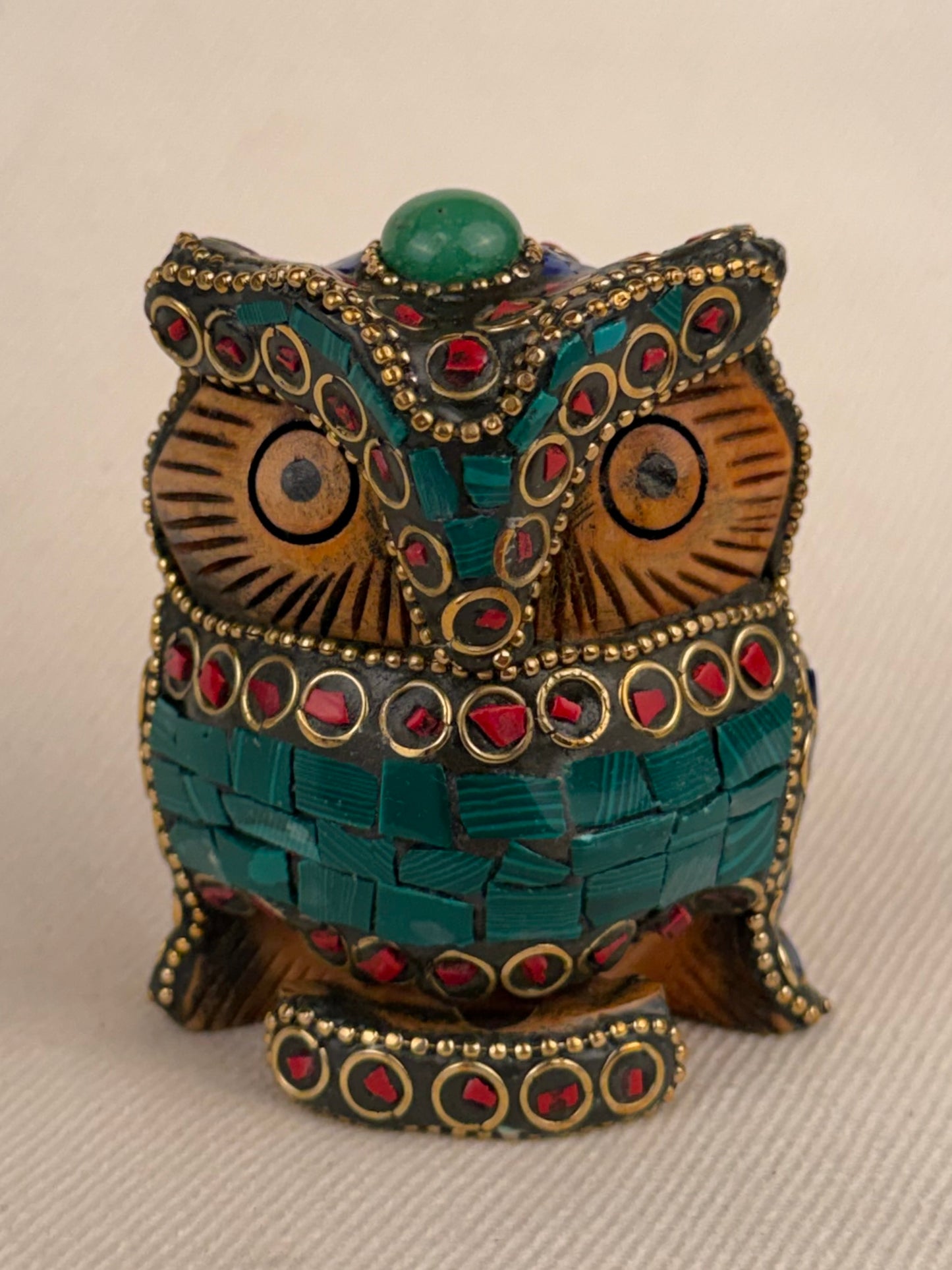 Mosaic Wood Owl