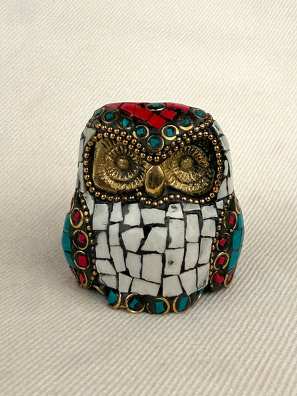 Metal Mosaic Owl