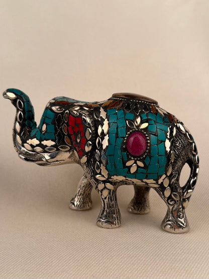 Metal Mosaic Elephant