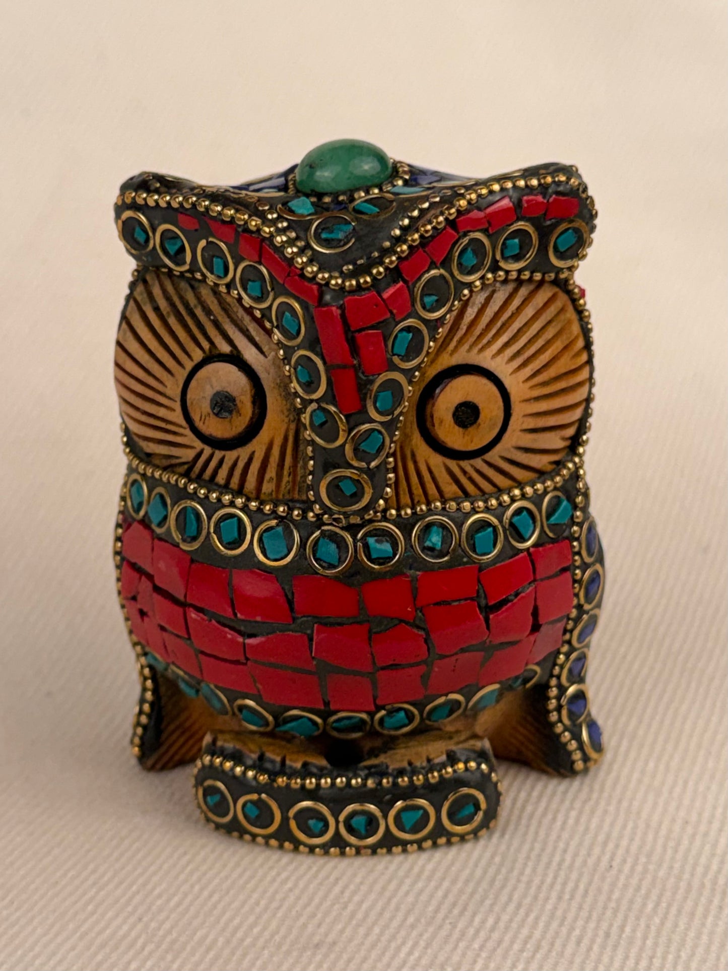 Mosaic Wood Owl