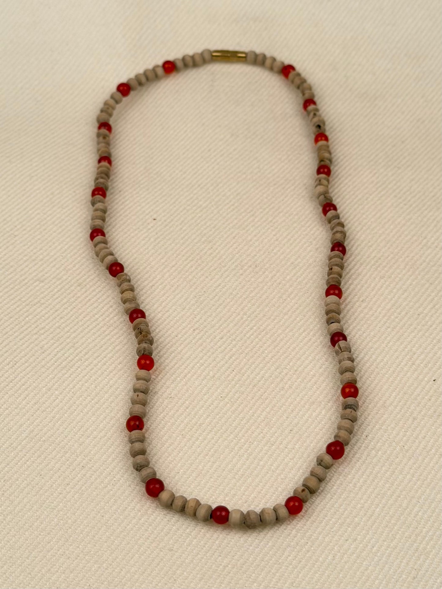 Tulasi Necklace with Coloured Beads