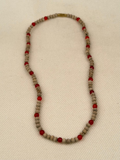 Tulasi Necklace with Coloured Beads