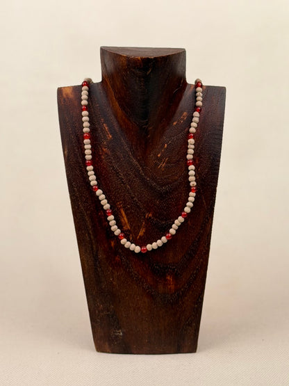 Tulasi Necklace with Coloured Beads