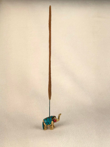 Metal Elephant Incense Holder